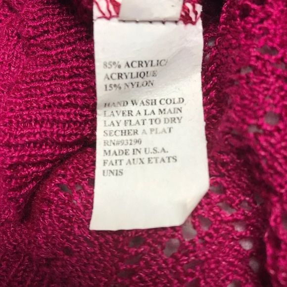 Vintage Ceny Pink Pullover Long Sleeve Sweater - Size Small - Picture 7 of 7